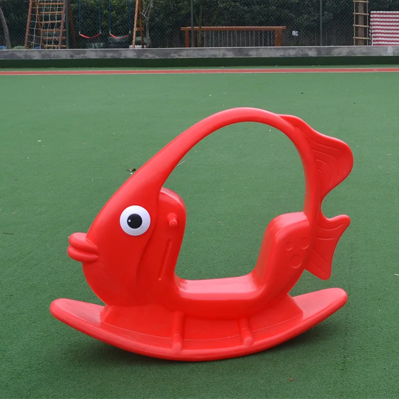 Fish Shaped Rocking Rider, Cute Design for Kids Playground