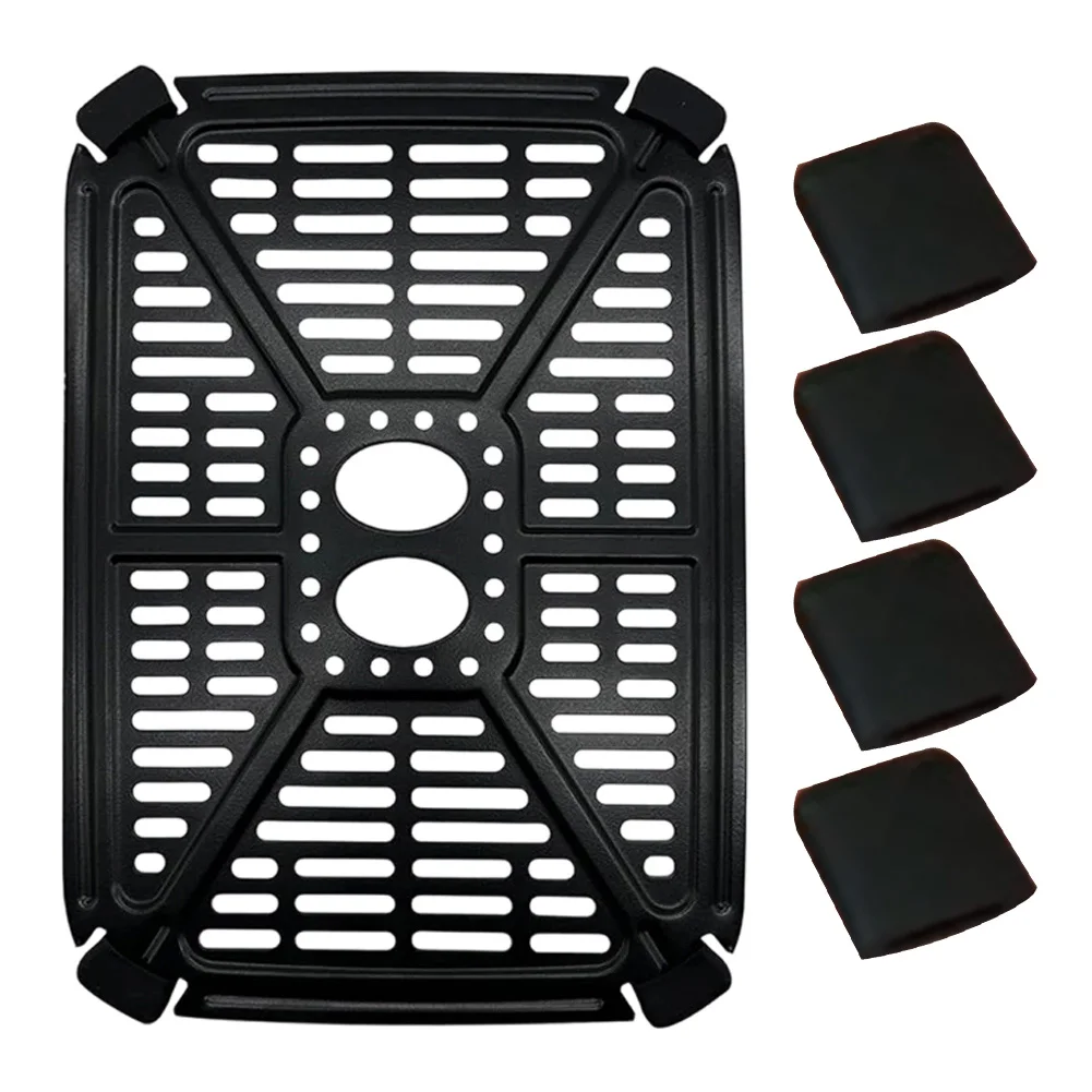 Sartén de parrilla de repuesto para freidoras de aire Foodi DZ401 DZ550 10QT DualZone, plato para verduras de 8X6,3 pulgadas, bandeja antiadherente para lavavajillas