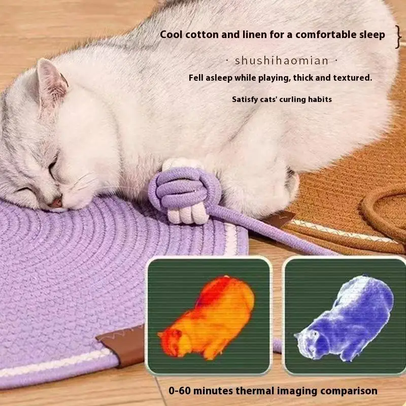 1pcs Scratch Pad For Cat Indoor Cat Scratching Pad Claw Scratching Sleeping Mat Kitten Cat Scratche