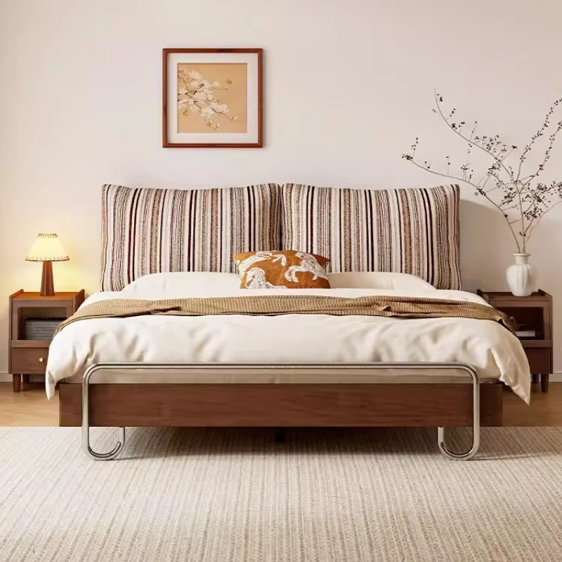 

Design European Bed Modern Headboards Single Sleeping Full Simple Children Bed Queen Luxury Letto Matrimoniale Unique Furniture