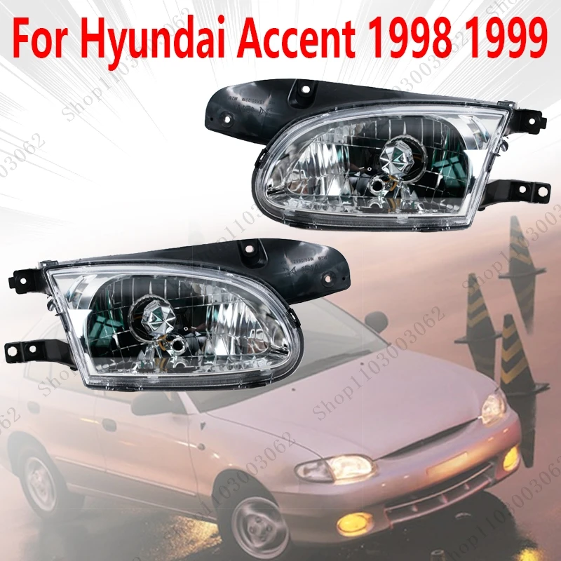 Front Bumper Headlight Headlamp Daytime Running Light Lamp For Hyundai Accent 1998 1999 92101-22850 92102-22850