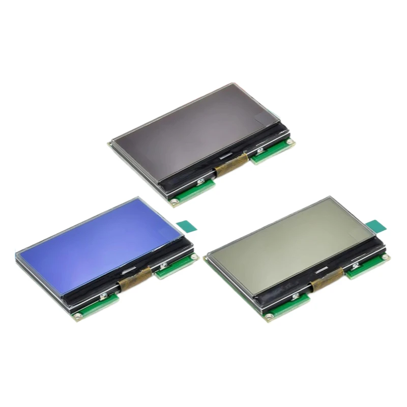 12864 LCD Display Module COG Dot Matrix Screen with Font Chip Serial SPI 128x64 Ultra Thin 3.3V for Arduino Smart Device