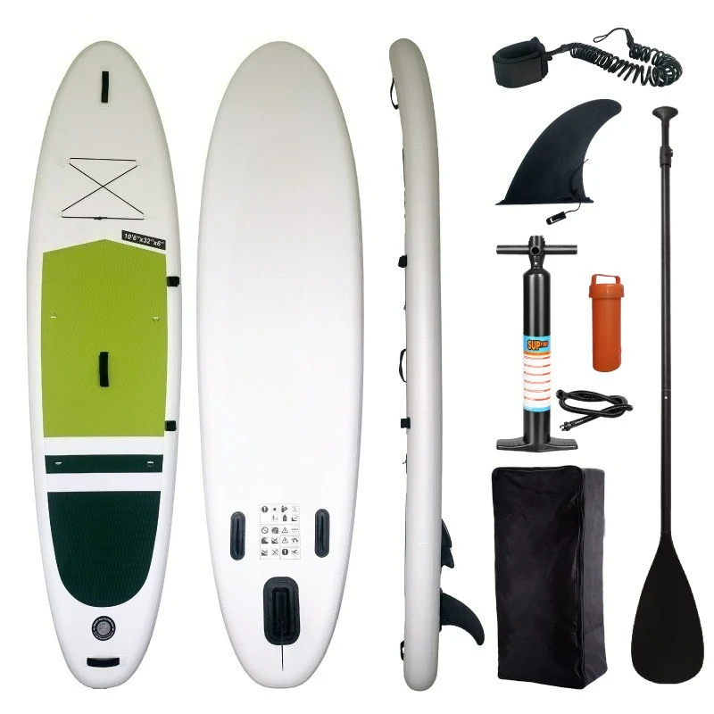 New  6-color EVA splicing model factory direct sales paddle board standing inflatable SUP paddle board cross-border surfboard