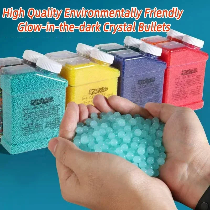 F50000PCS Water Gel Ball 7-8MM Gun Toy Bullets Accessories Summer Outdoor Shooting Playing Water Sport Game Toys for Kids Adult