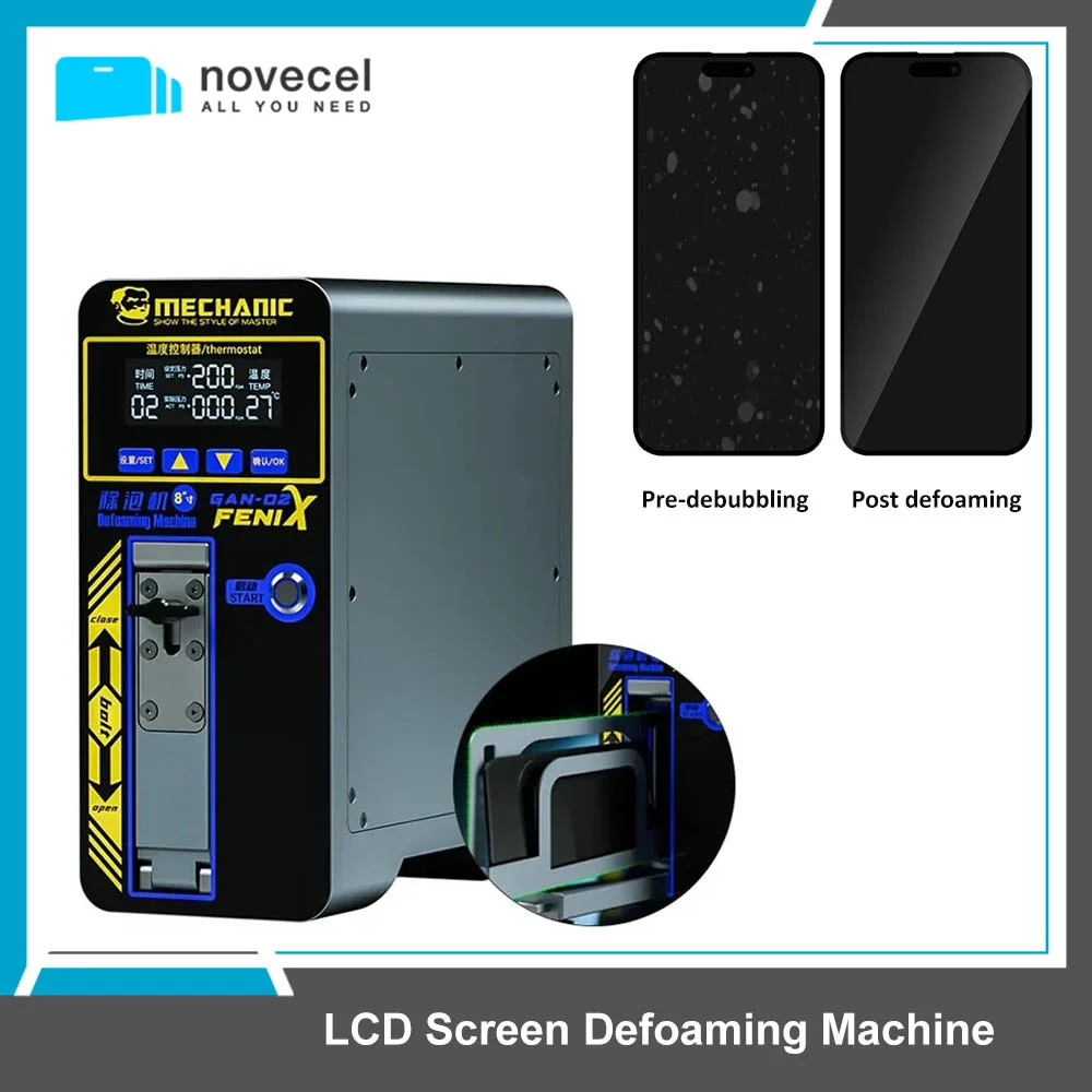 

Defoaming Machine MECHANIC GAN-02 Fenix 8-inch LCD Screen Bubble Remover CNC Voltage Regulation One Click Defoaming Tool