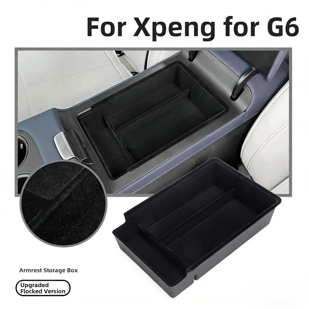 

For XPENG For G6 2023-2025 Center Console Compartment Dust-proof Storage Box Interior Modification Accessories