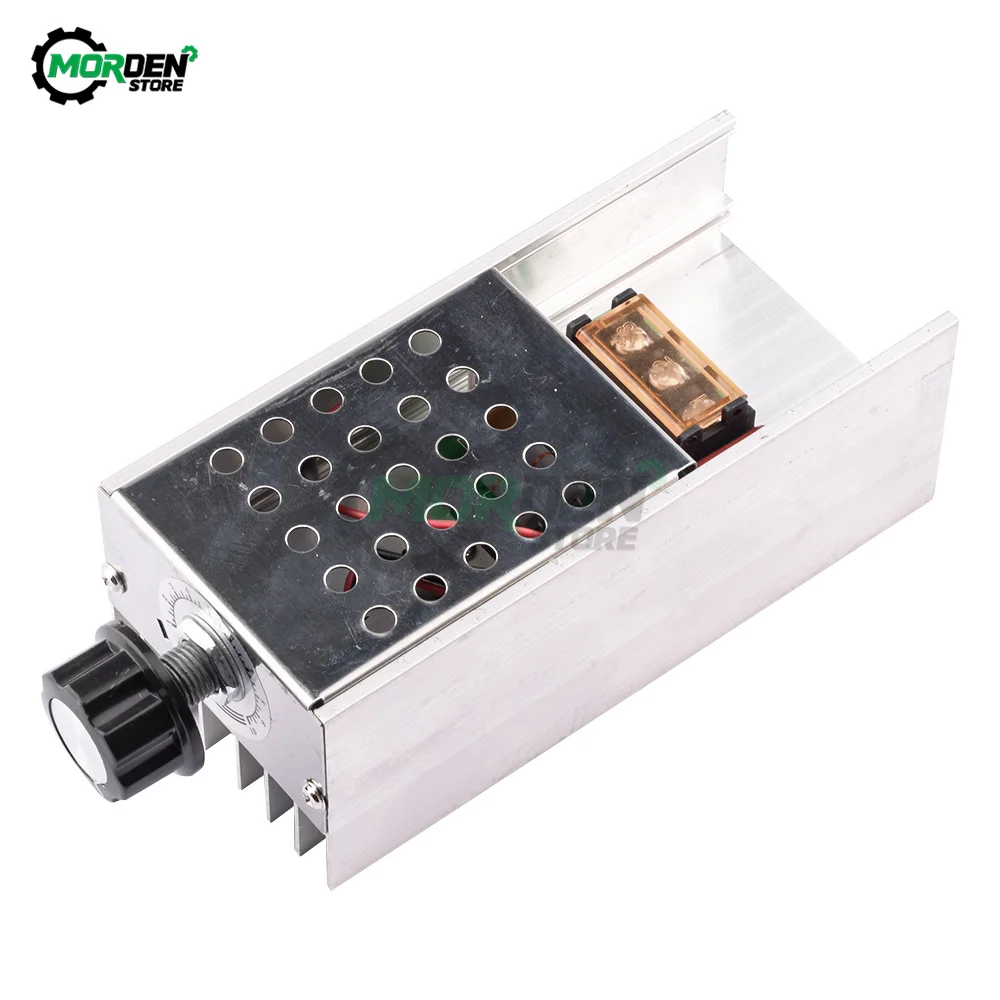 AC 220V 6000W 25A Speed Controller High Power SCR Voltage Regulator Dimmer Switch Speed Temperature Control Thermostat