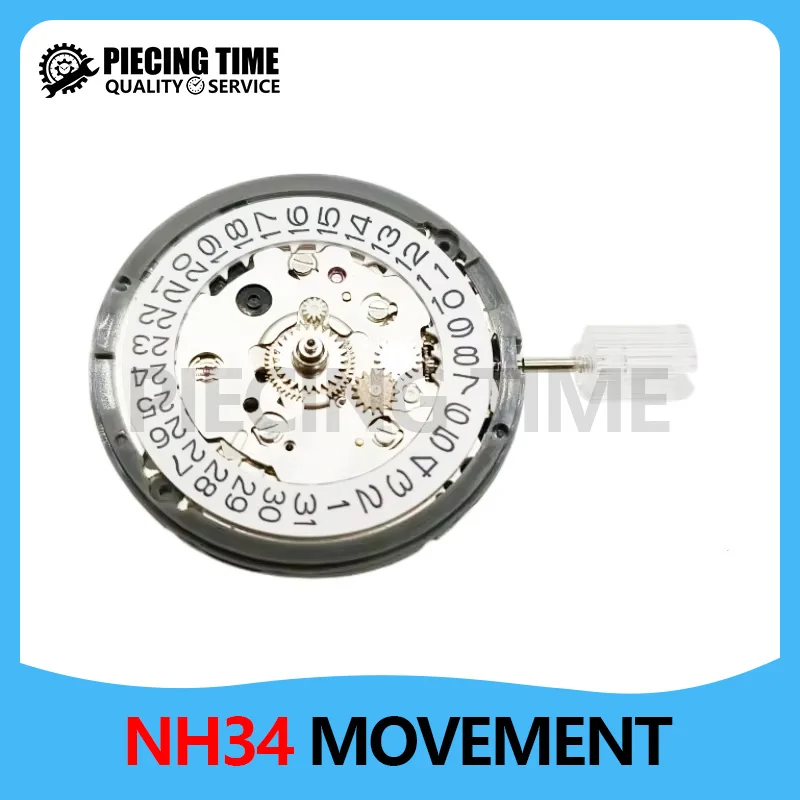 

New NH34A Fully Automatic Mechanical Movement NH34 4-pin Movement Watch Movement Accessories Japanese Movement