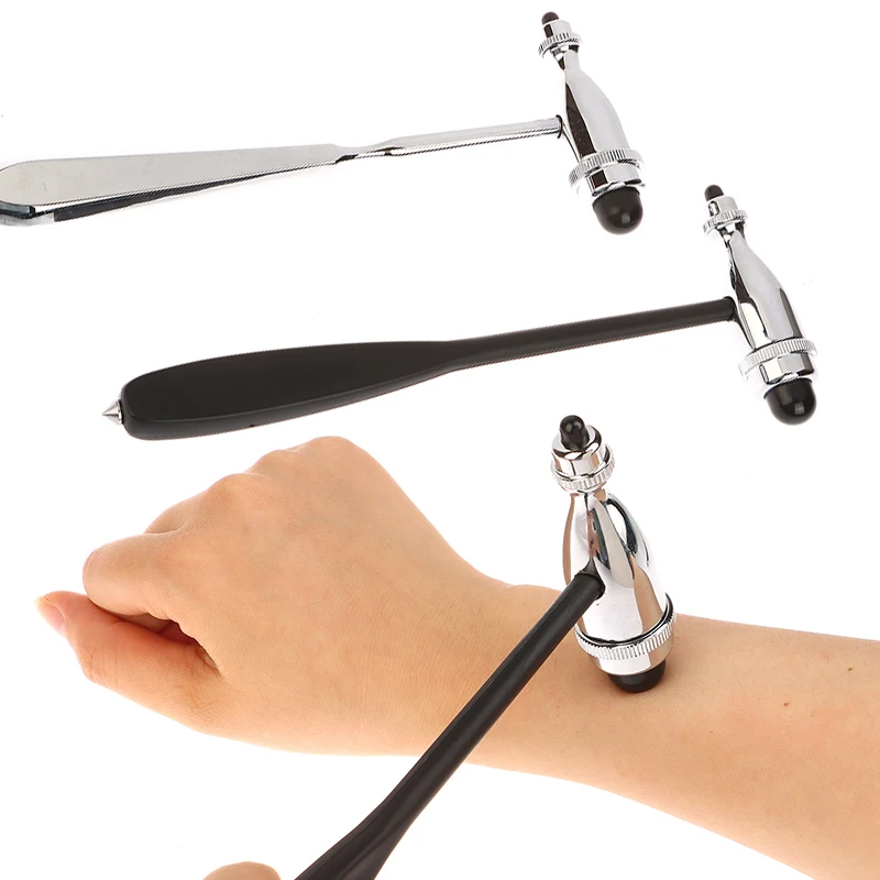 

1 pcs Tools Neurological Hammer Zinc Alloy Percussion Hammer Neurological Reflexes Diagnostic Mallet Medicals Examination Hammer
