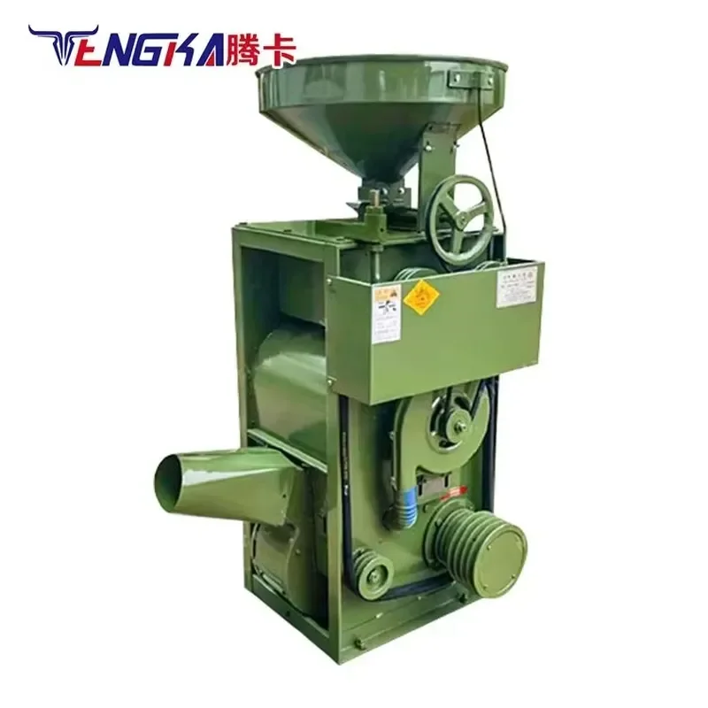 AP01 Tengka SB-30 Integrated Rubber Roller Rice Mill Unit with Husker Polisher Screen for 1100kg/h Capacity Motor and Engine