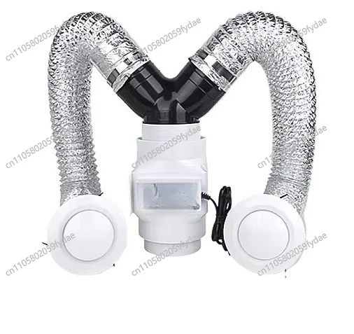 

Bathroom Ceiling Exhaust Pipe Fan Hotel Double Exhaust Machine Toilet Fan Ventilador De Escape