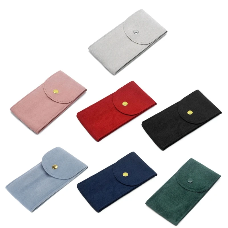 Portable Flannelette Fabric Watch Storage Bag Single Watch Travel for Case Display for Men and Dropship