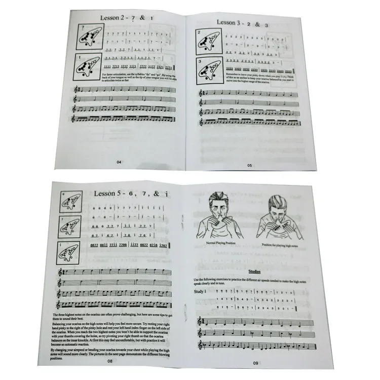 Heiß ﻿ Ocarina Ceramic Legend Of 12 Tones Alto C Keramik-Ocarina Musikinstrument mit Liederbuch, Halsschnur und Halskordel – Detail 15