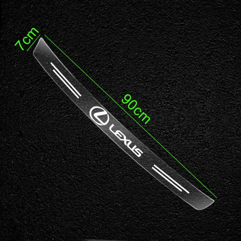 1Pcs Transparent Car Trunk Badge Protective Sticker Auto Goods For Lexus GX460 CT200H ES Fsport GS GX IS LS LX NX RX UX CT - view 3