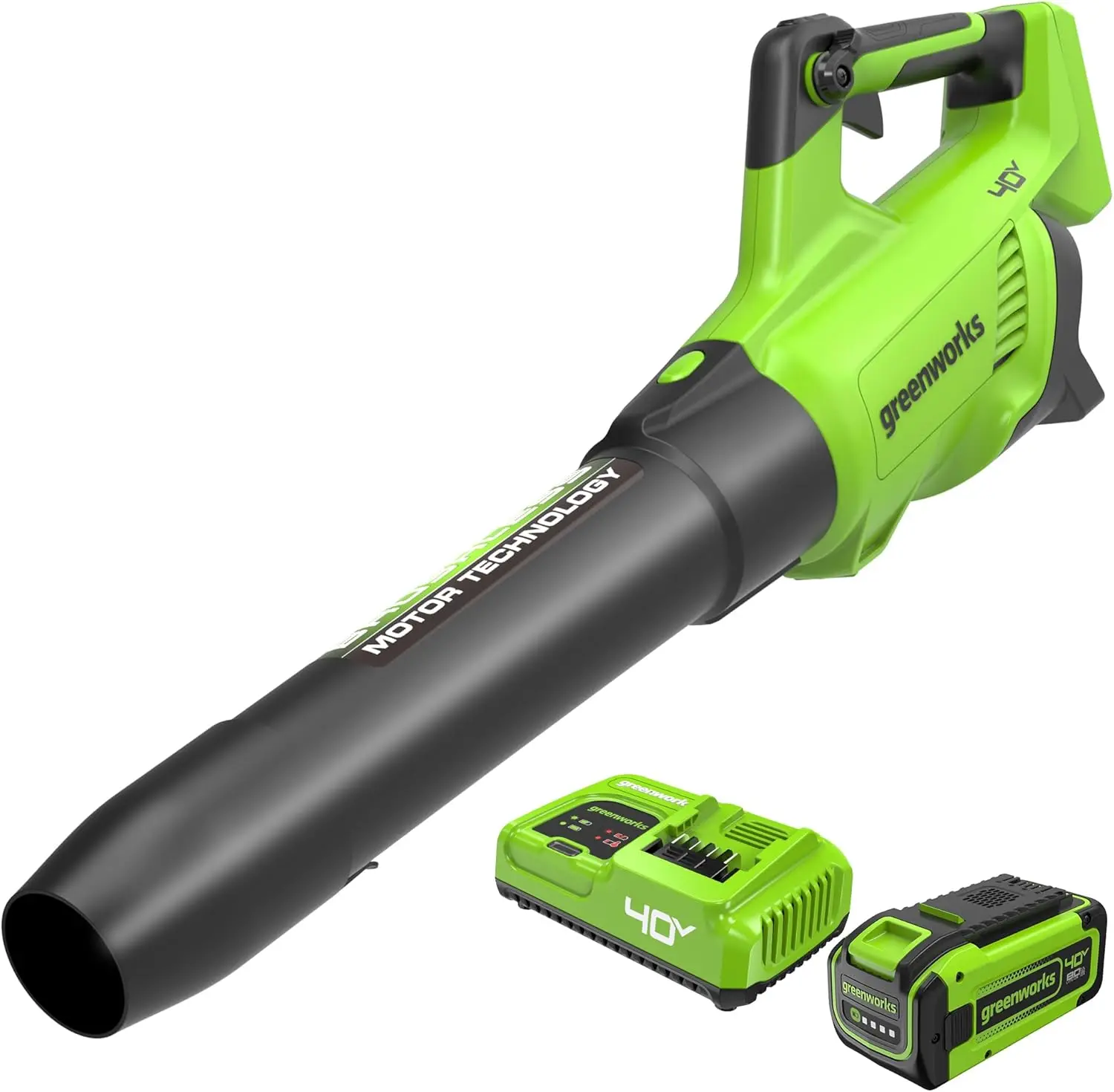 

40V (160 MPH / 700 CFM) Cordless Brushless Axial Leaf Blower, 8.0Ah Battery and Charger Included