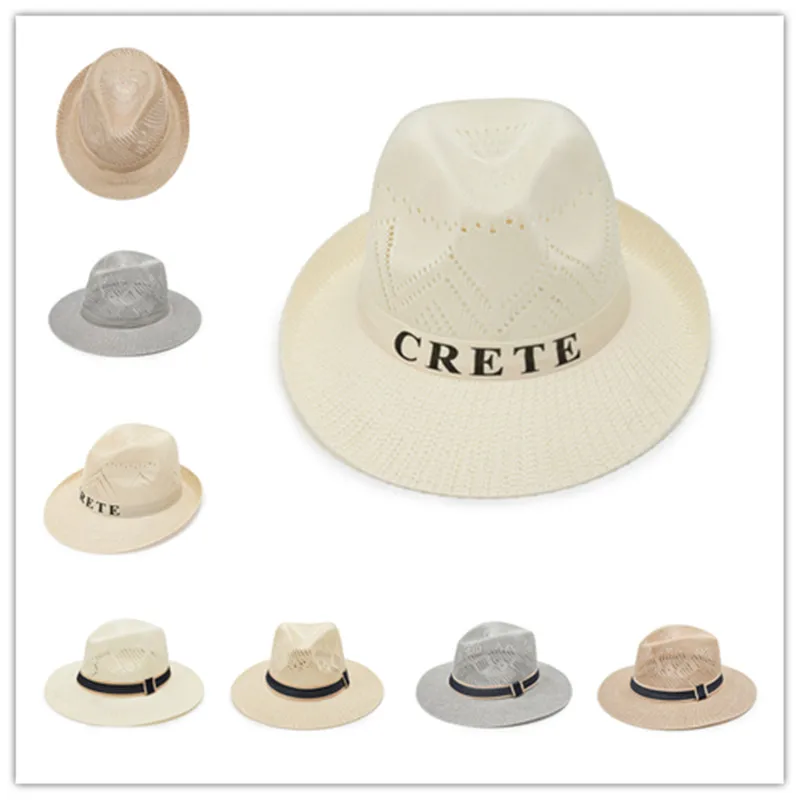 Men Casual 100 Percent Cotton Breathable Mesh Wide Brim Sun Protection Straw Hat With Windproof Rope Multiple Colors For Outdoor