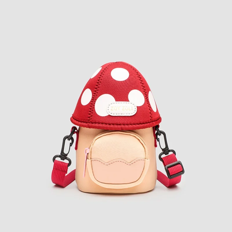 

2025 New Design Children's Trendy Cool Cute Mushroom Bag for Boys Girls Kindergarten Lightweight and Versatile Outdoor Crossbody