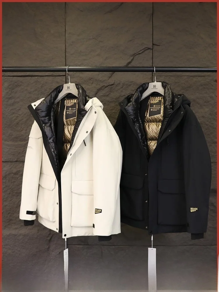 

Italian High-End Series aphene Heating Technology Tee-Proof down Jaet Outdoor Travel Heavyweight Youth Faion Du dow...