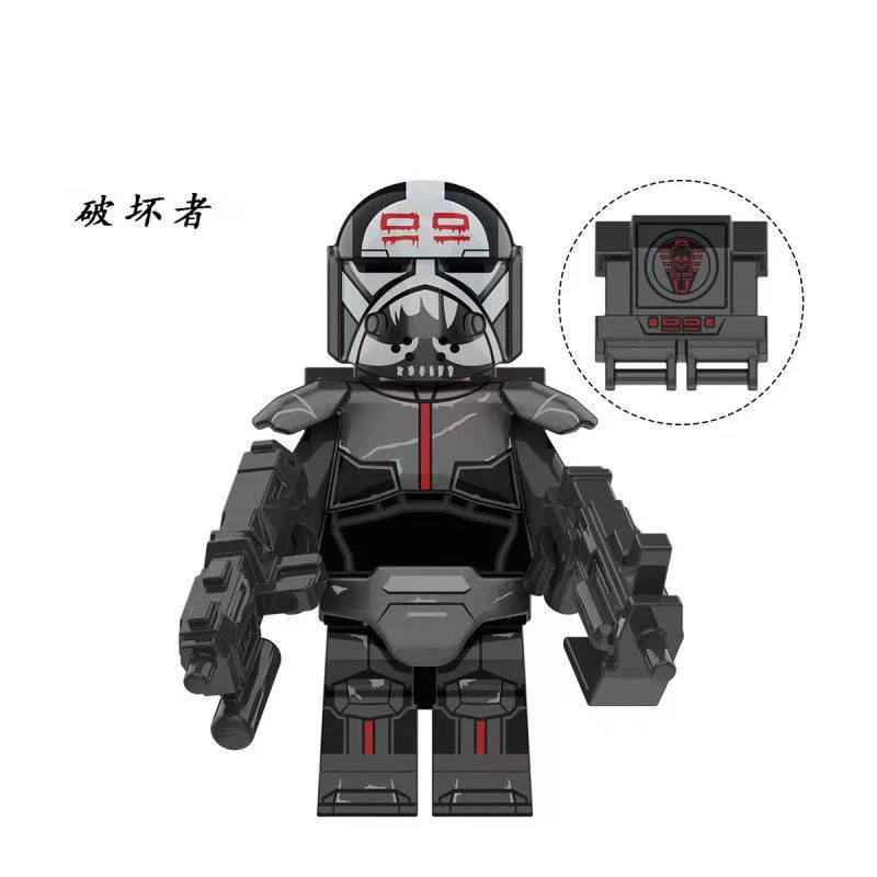 New Star Wars The Mandalorian Architecture Vizsla Assembled Minifigure Action Figure Model Children's Gift Toy Series Decorate