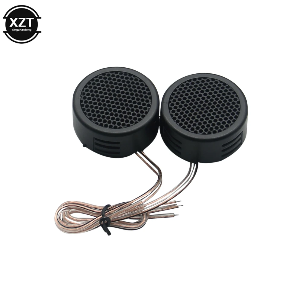 2pcs 500W 96db Car Universal High Efficiency Mini Loud Auto Super Power Loud Audio Dome Speaker Sound Car Tweeters Car Accessory