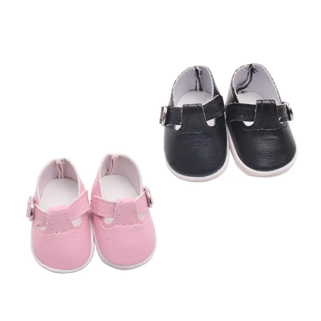 Fashion PU Leather Shoes W/ Buckle compatible with mell chan