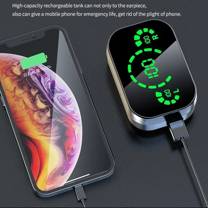 سماعات VIKEFON اللاسلكية مع ميكروفون ، بلوتوث-، ستيريو HiFi ، سماعات أذن رياضية ، سماعة رأس للاعبين ، جهاز مساعدة على السمع ، موسيقى