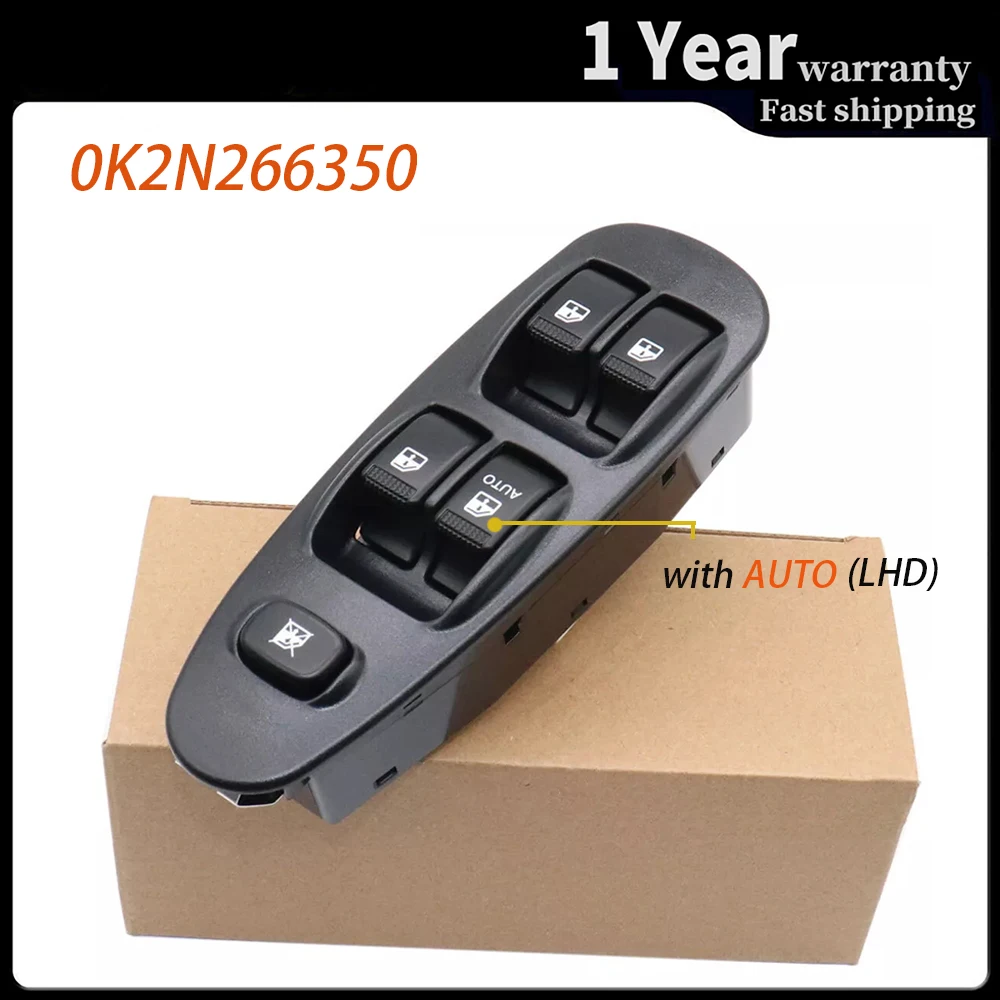 For KIA Spectra 2000 2001 2002 2003 2004 Front Left Side Main Window Switch Lifter Control Button 0K2N266350 0K2N2-66350