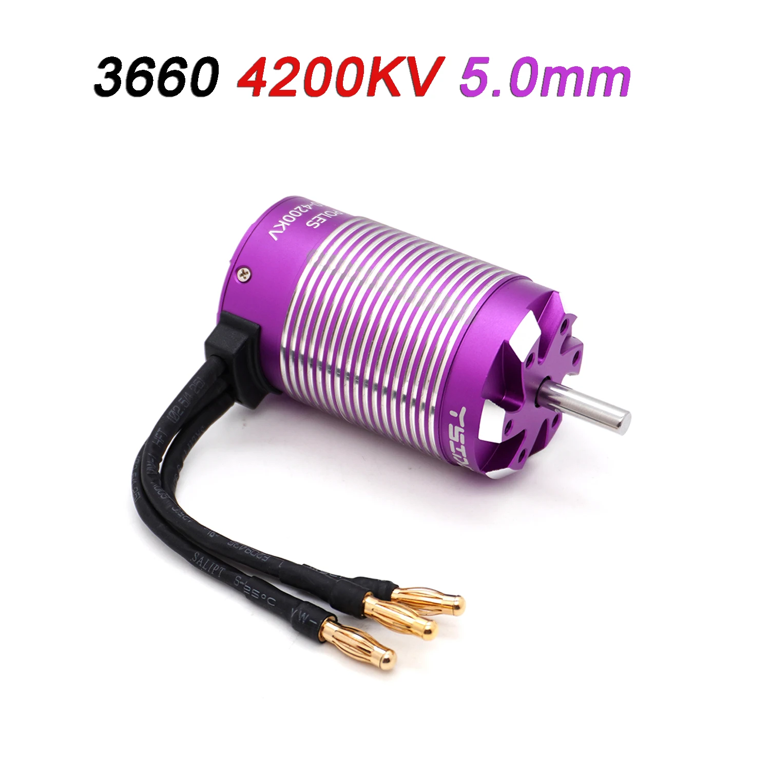 YSIDO RC Motor 3650 3660 3674 Sensorloze Borstelloze Motor 5.0mm/3.175mm As voor 1/8 1/10 RC Auto Drift Racing Off-Road RC Boot