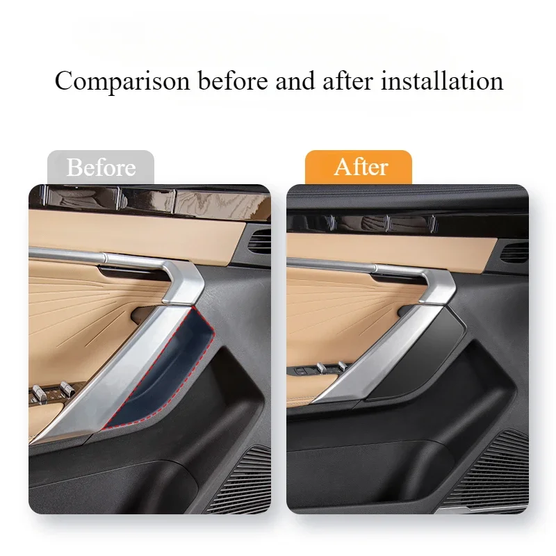 For Geely Boyue L Atlas FX11 Starray Car Door Handle Storage Box Inner Handle Central Control Storage Modification Accessories