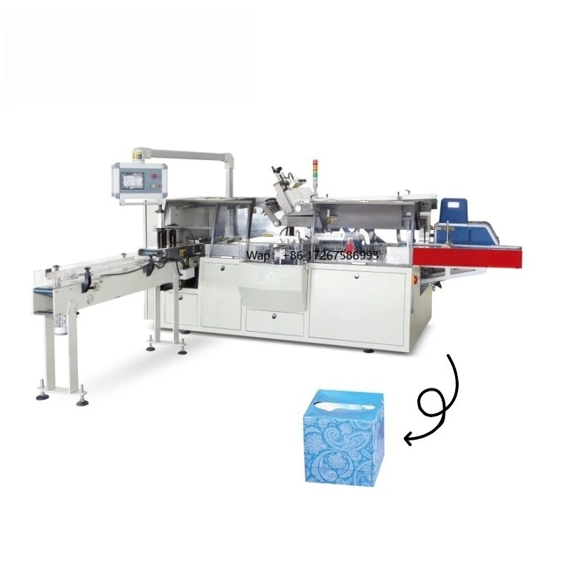 Automatic Easy to Operate PLC Controlled Mechanical Driven High Capacity Tissue Paper Box Packaging Equipment