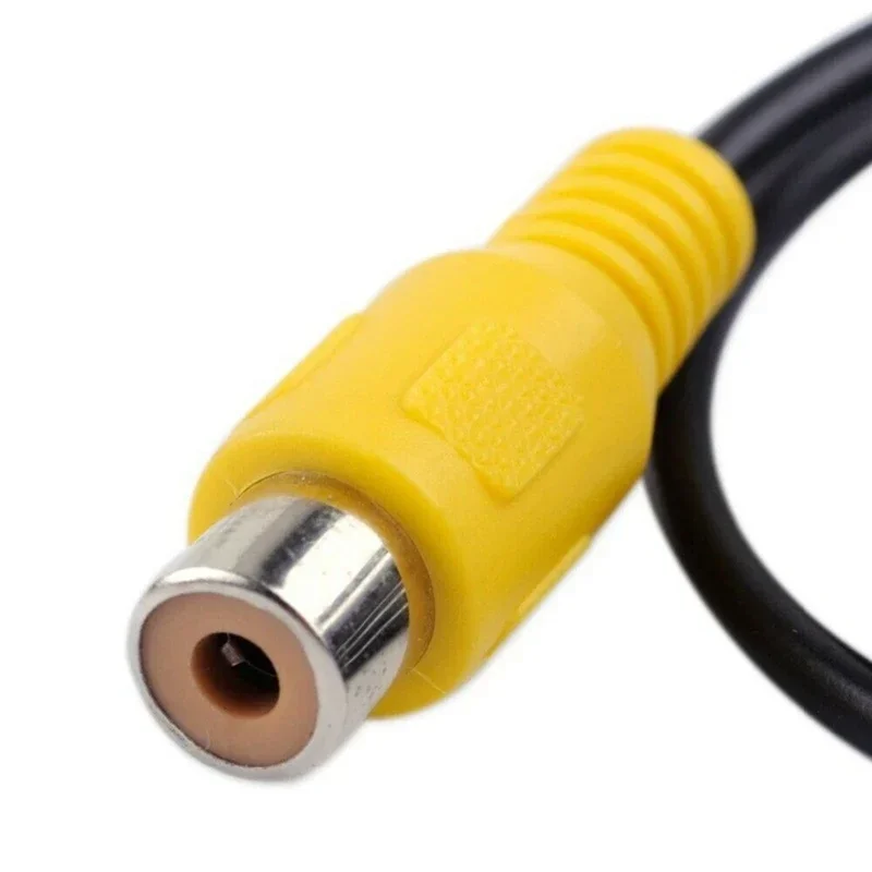 1PC for FAKRA to RCA Video Cable Adapter - Car Reversing Camera AV-IN Parking Monitor Cable for VW BMW Audi Mercedes VAG