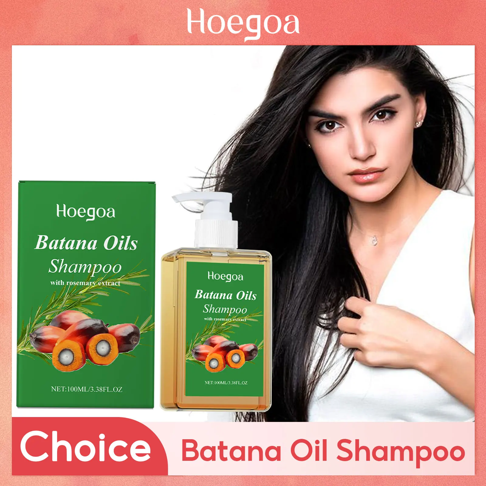 

Batana Oil Shampoo Hair Strengthens Anti Loss Restore Damaged Split Hair Scalp Cleansing Dandruff Control Hair Growth Shampoo