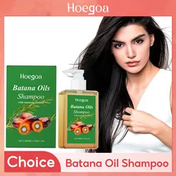 Batana Oil Shampoo Hair Strengthens Anti Loss Restore Damaged Split Hair Scalp Cleansing Dandruff Control Hair Growth Shampoo