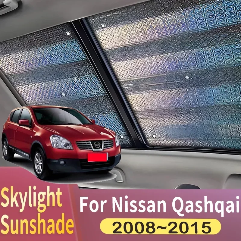 

Солнцезащитный козырек на крыше, подходит для Nissan Qashqai Dualis J10 2008 ~ 2015 2010, панорамная крыша автомобиля, 1X теплозащитный козырек, солнцезащитный козырек на окно с защитой от УФ-лучей