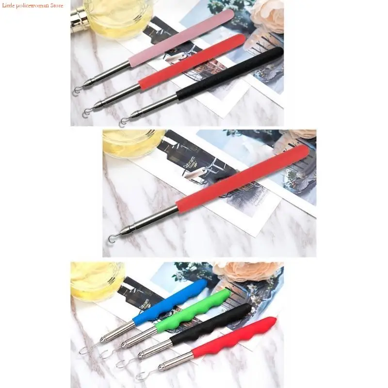 

F92D Застежка для браслета Вспомогательный браслет с крючком для ювелирных изделий Браслет для часов Застежки-молнии (розовый