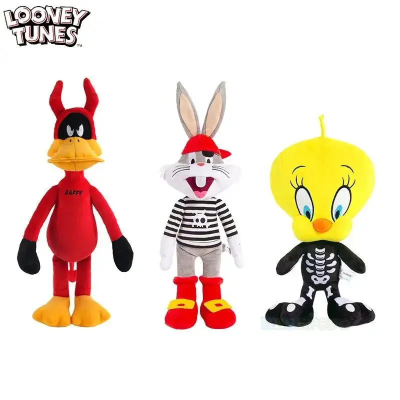 Free Shipping Original Looney Tunes Bugs Bunny Plush Toy Tweety Bird Lola Bunny Daffy Duck Cartoon Plushies Stuffed Doll Toys