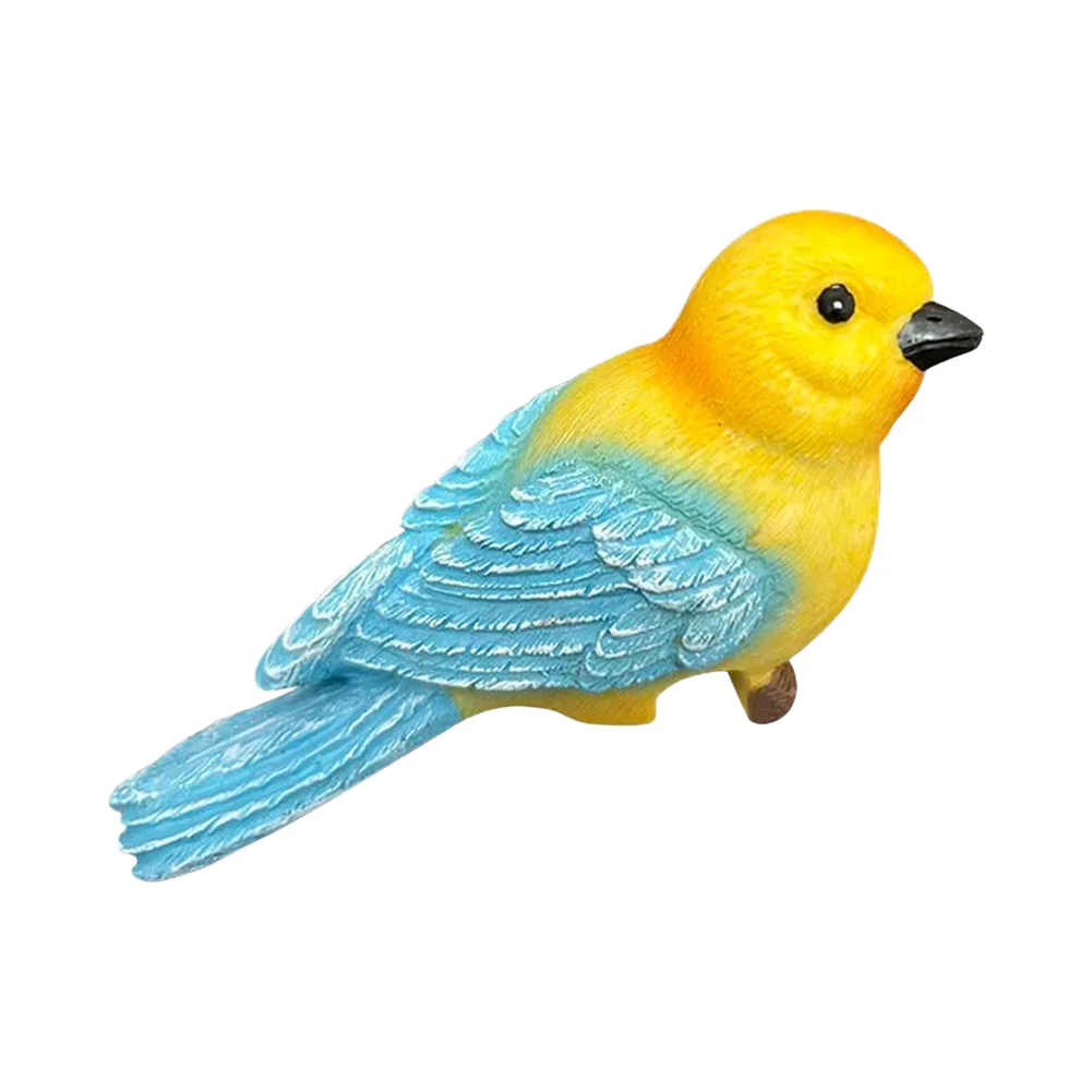 Sturdy Resin Bird Statue for Garden Outdoor Yard Lawn Fence Balcony Flower Pot Tabletop Fish Pond and Indoor Decoration