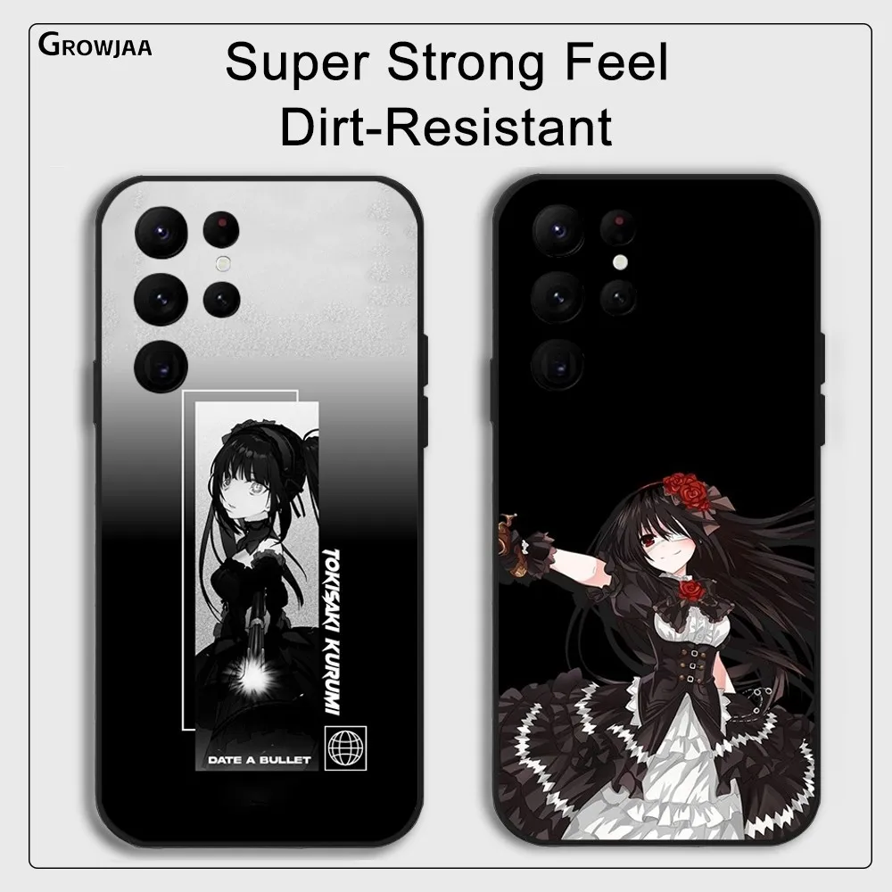 

Date A Live T-Tokisaki Kurumi Phone Case for Samsung Galaxy S24 Ultra S22 S23 Ultra S21 S20 5G Protective Silicone TPU Funda
