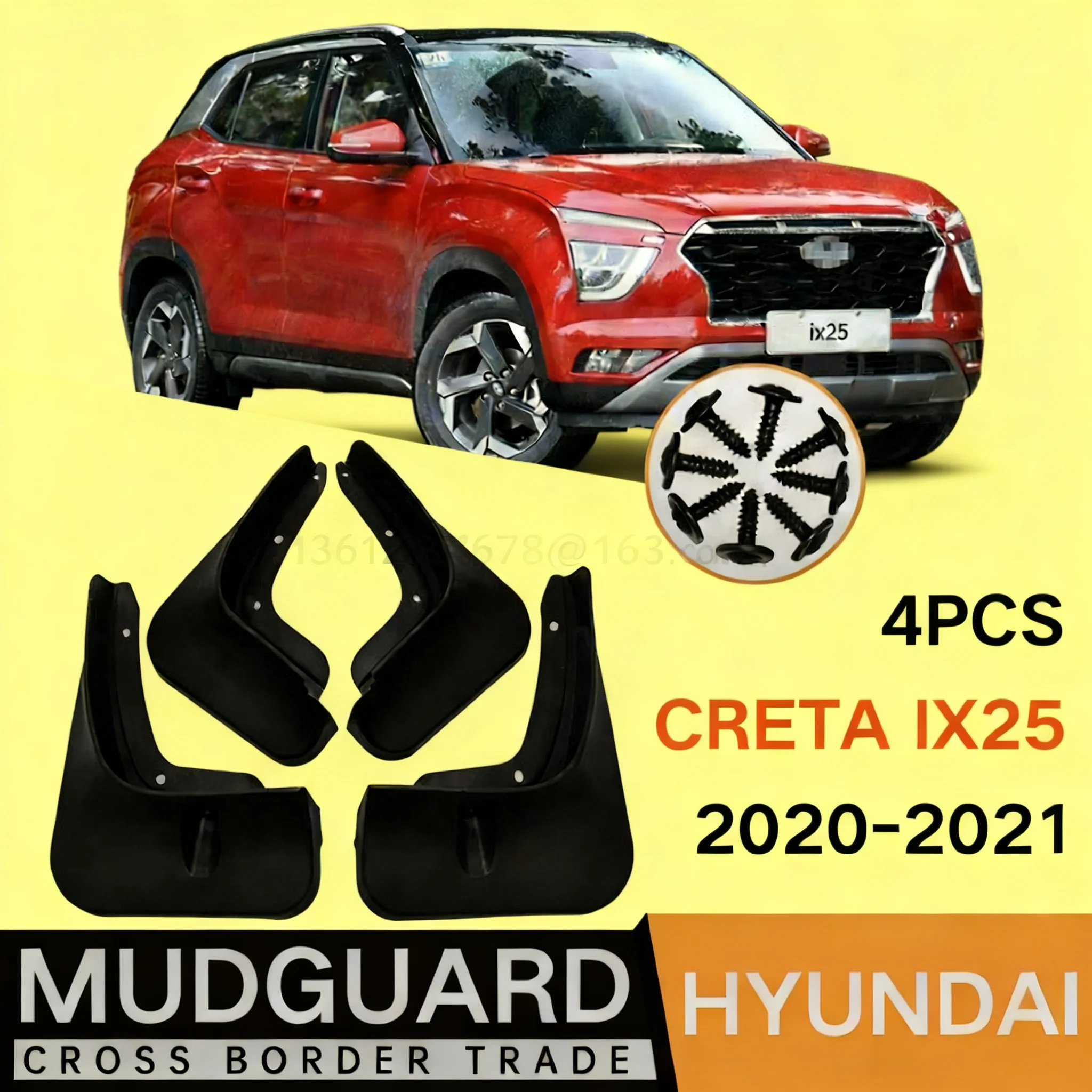 

Tire fender accessories, fender patches suitable for the modern Creta ix25 model, 2020-2021