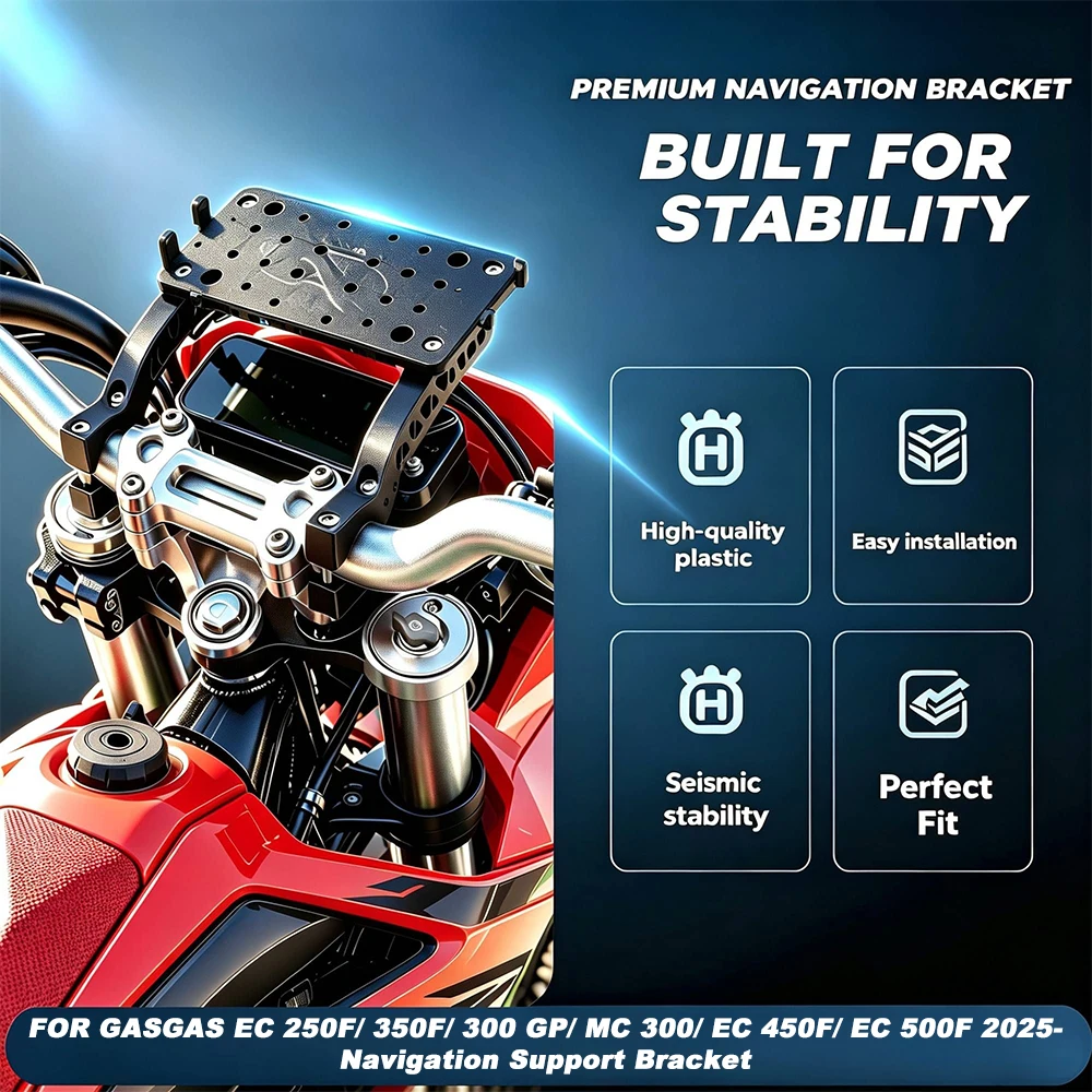 motorcycle-accessories-mobile-phone-holder-stand-navigation-plate-bracket-for-gasgas-ec-250f-350f-300-gp-450f-500f-2025