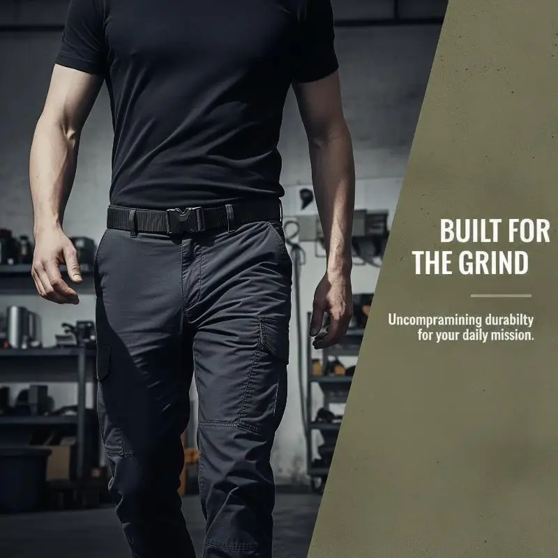 New！Durable Multi Function Men's Canvas Belt Thickened Breathable Quick Release Waistband Outdoor Workwear Belt