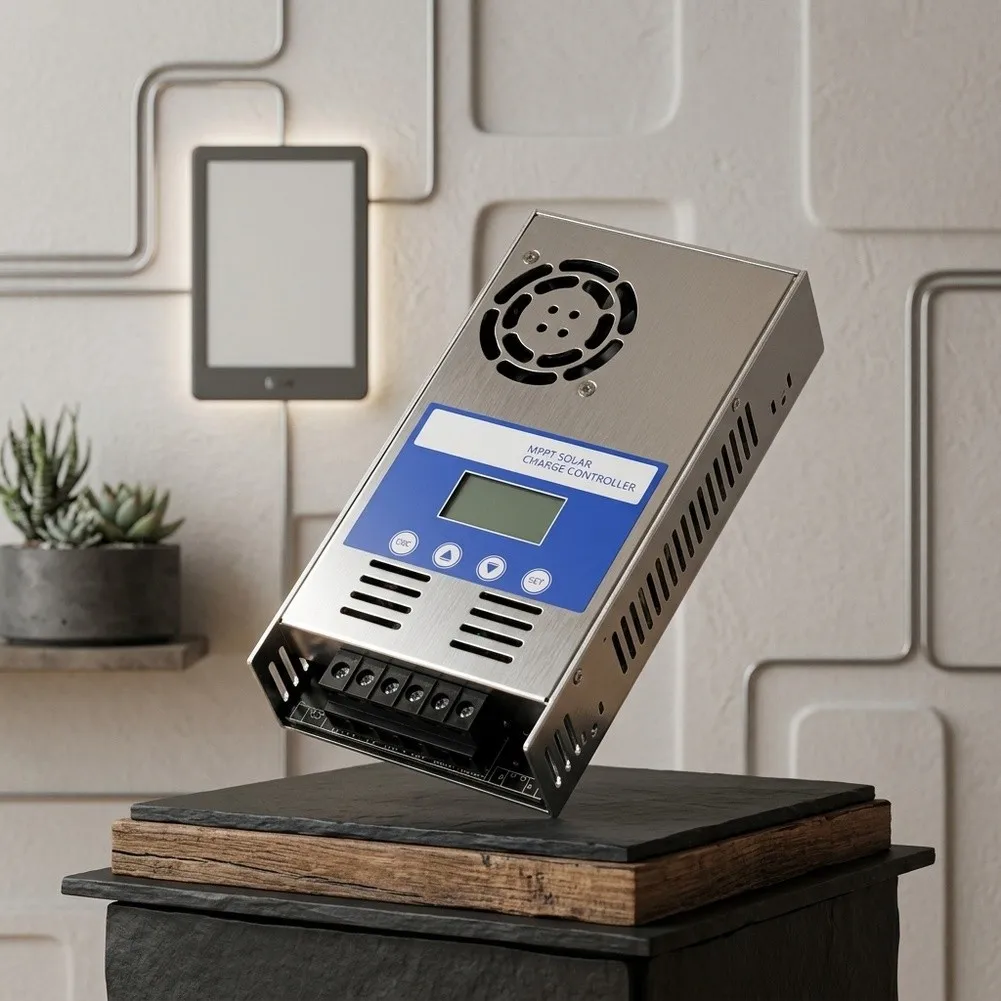 For MPPT for solar Charge Controller 60A for solar Powered Houses with Temperature Controlled Operation and LCD Interface