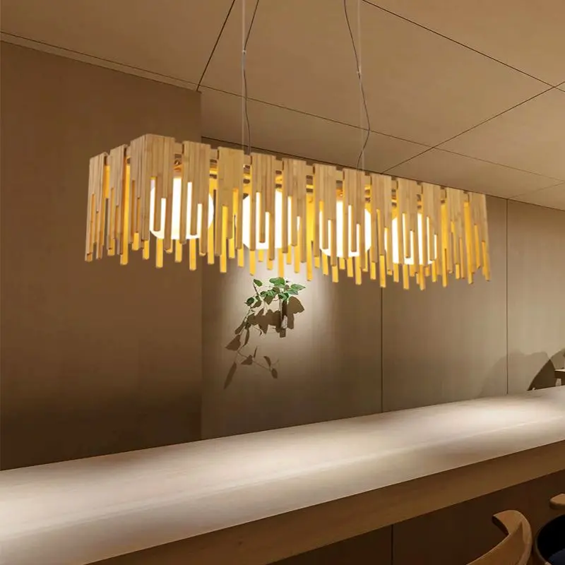 Japanese-style Creative Pendant Lamp Unique inspired Bar Counter Lamp for Cashier, Homestay Bubble Tea Shop,Hot Pot Restaurant