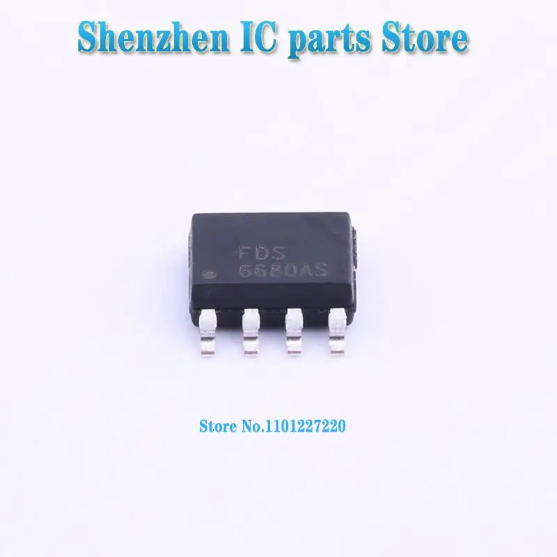 10pcs/lot New FDS6680AS FDS6680A SOP-8 In Stock