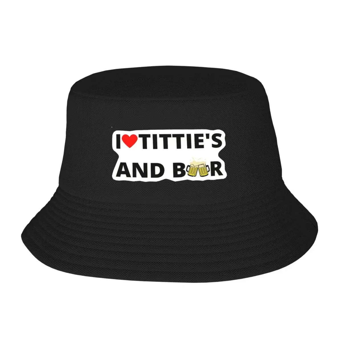 

I Heart Titties And Beer Adult Fisherman's Hat Comfortable Durable Fashion Creative Trend