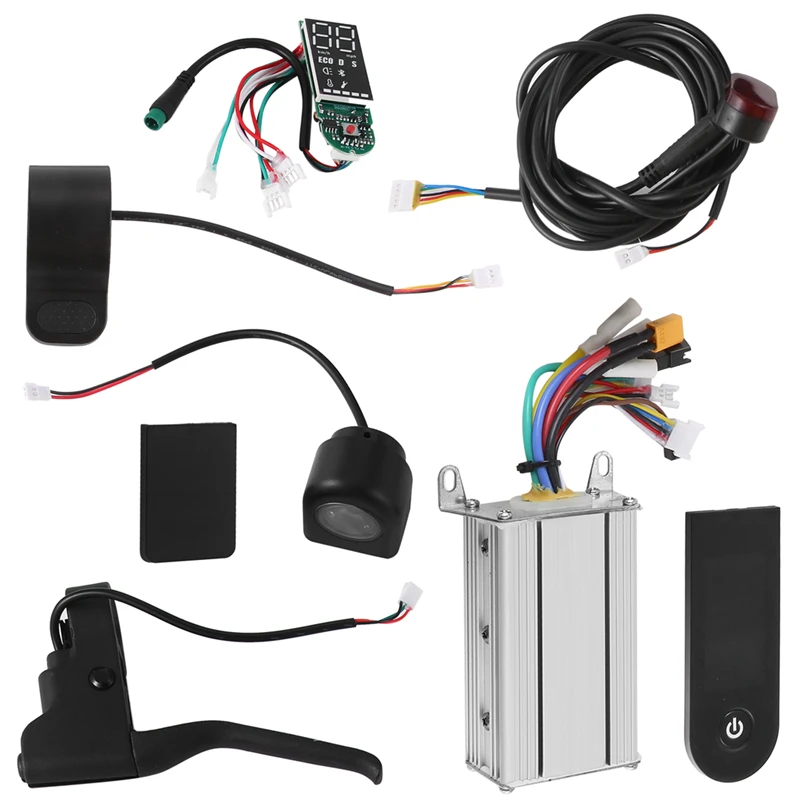 

36V 350W Controller+Bluetooth Meter+Accelerator+Light+Cover+Handbrake Kit For Xiaomi M365/M365 Pro Electric Scooter