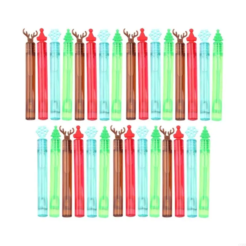 Kids Friendly Christmas Bubble Toy Multi Use Bubble Wand For Outdoor Indoor Play Safe Material No Liquid Included