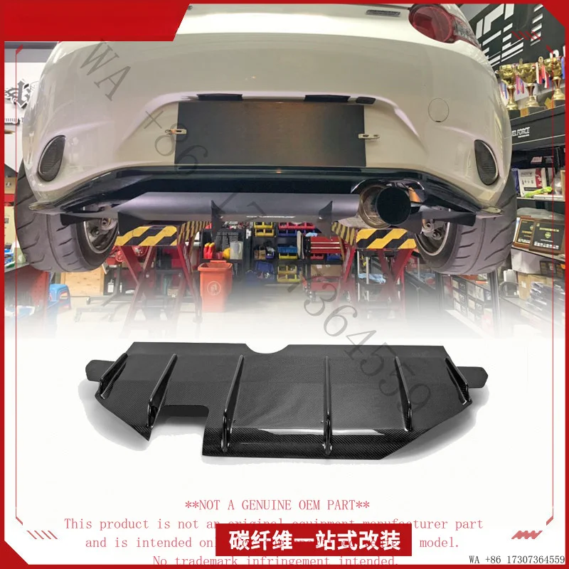 suitable for Mazda MX5 ND modification parts, carbon fiber rear spoiler base plate, VE model rear lip attachment