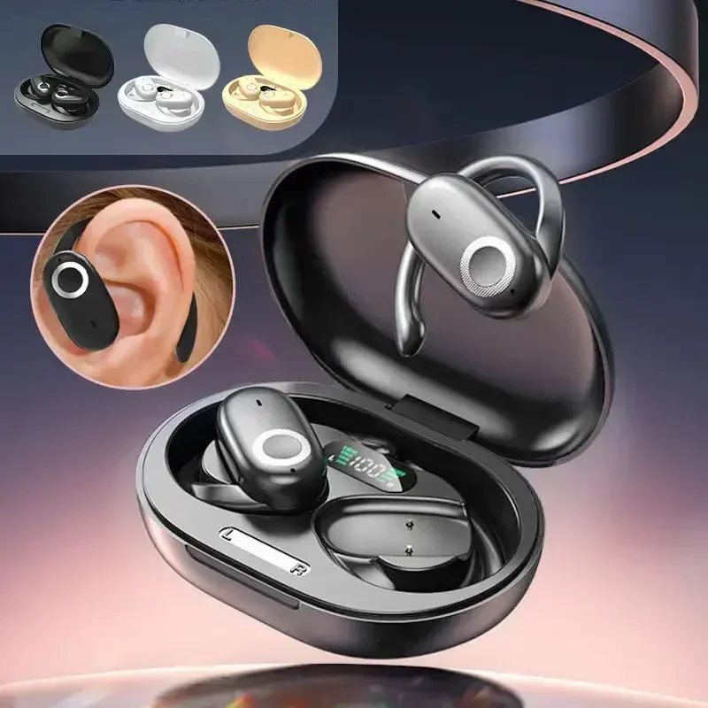 

OWS Bluetooth Headset 3D Surround Sound Open Wireless Waterproof Earphones Intelligent Digital Display High Sound Quality