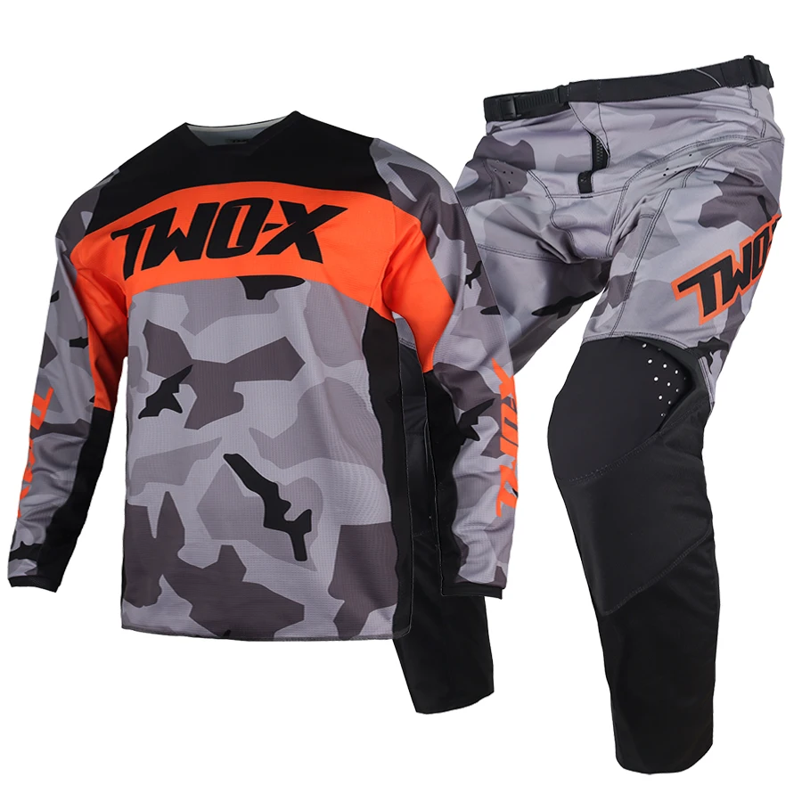 

New Two-X Bnkr MX Jersey Pants Combo Motocross Offroad Dirt Bike BMX MTB Enduro Moto Gear Set Downhill Race Suit